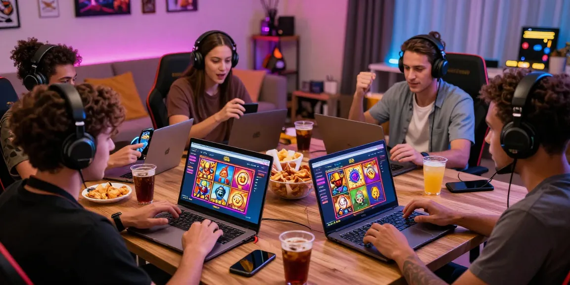 Pengalaman bermain slot online di Super59 dengan pemain yang bersemangat menggunakan berbagai perangkat.