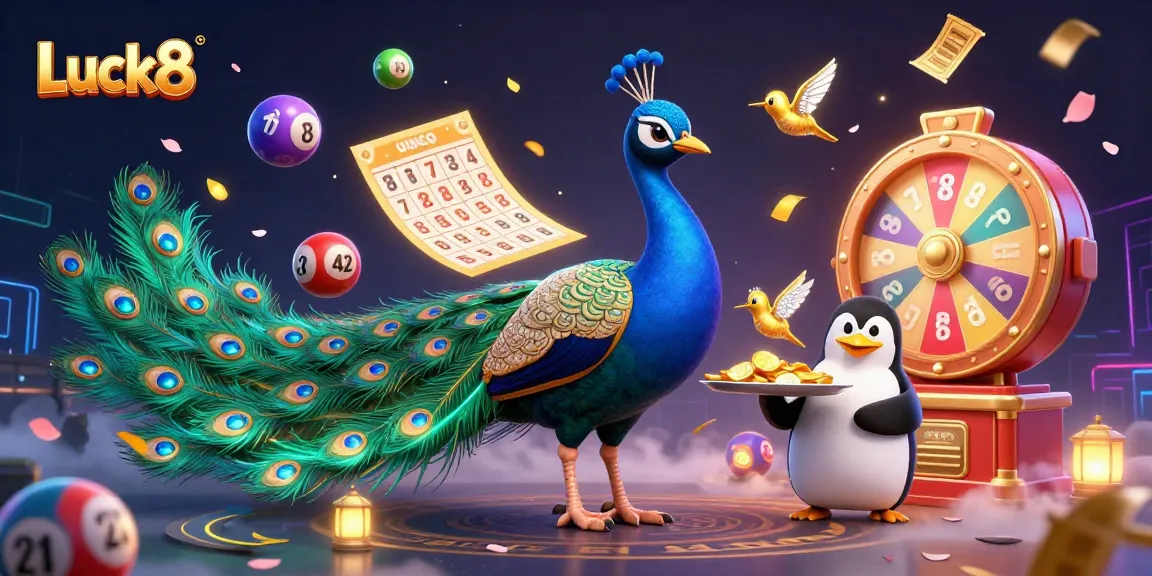 Experience thrilling gameplay and bonuses at Luck8, featuring dynamic lottery elements and vivid casino visuals.