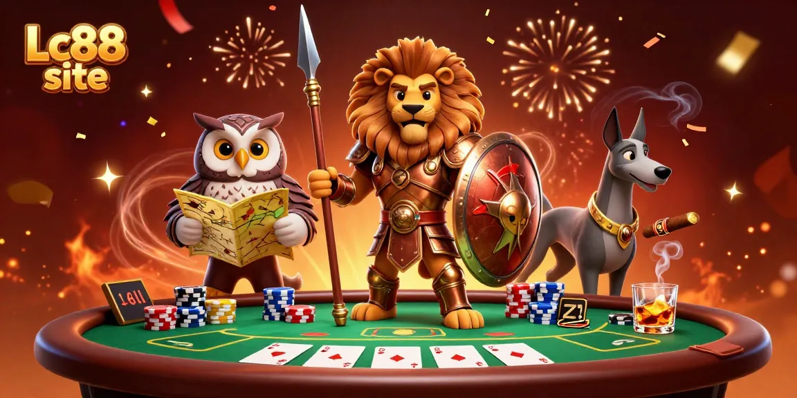 Experience thrilling games at Lc88 site with a vibrant poker scene showcasing action-packed dynamics.