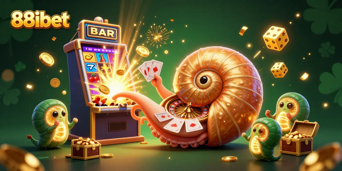 Join the exciting world of 88ibet with dynamic casino games and vibrant illustrations.