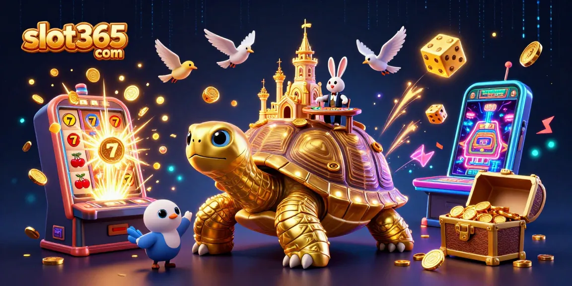 Experience the excitement of slot365 com with a golden tortoise casino theme featuring dynamic game elements and winning opportunities.