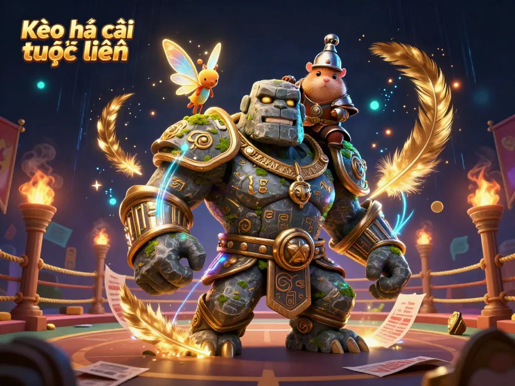 Place bets with Kèo nhà cái trực tuyến in a magical fantasy setting filled with dynamic sports themes and features.