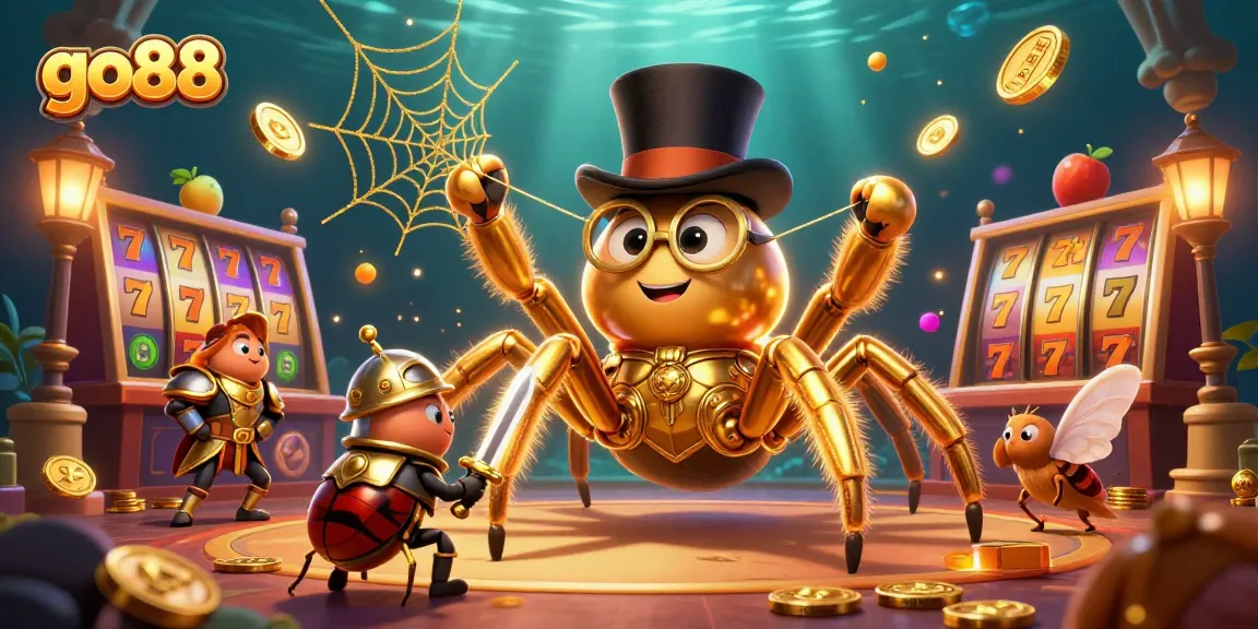 Engage in exciting slot games with go88, featuring vibrant symbols and golden elements!