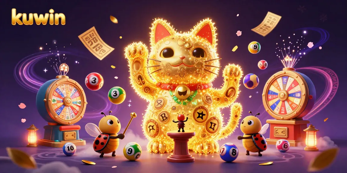 Catch the excitement at kuwin with a vibrant lucky cat engaging players in dynamic games!