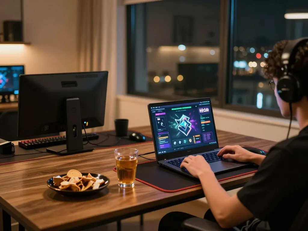 Engaging in exciting online casino gameplay with Hitclub, featuring competitive scene and cozy atmosphere