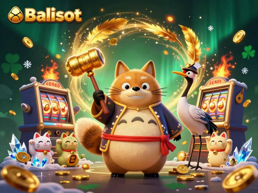 Balislot offers exciting slot experiences with a lively tanuki character and vibrant casino elements.