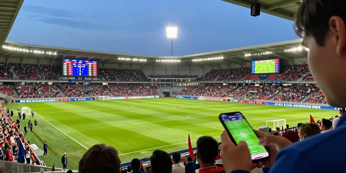 lucky88 betting predictions and match odds at a vibrant football stadium during live sports analysis