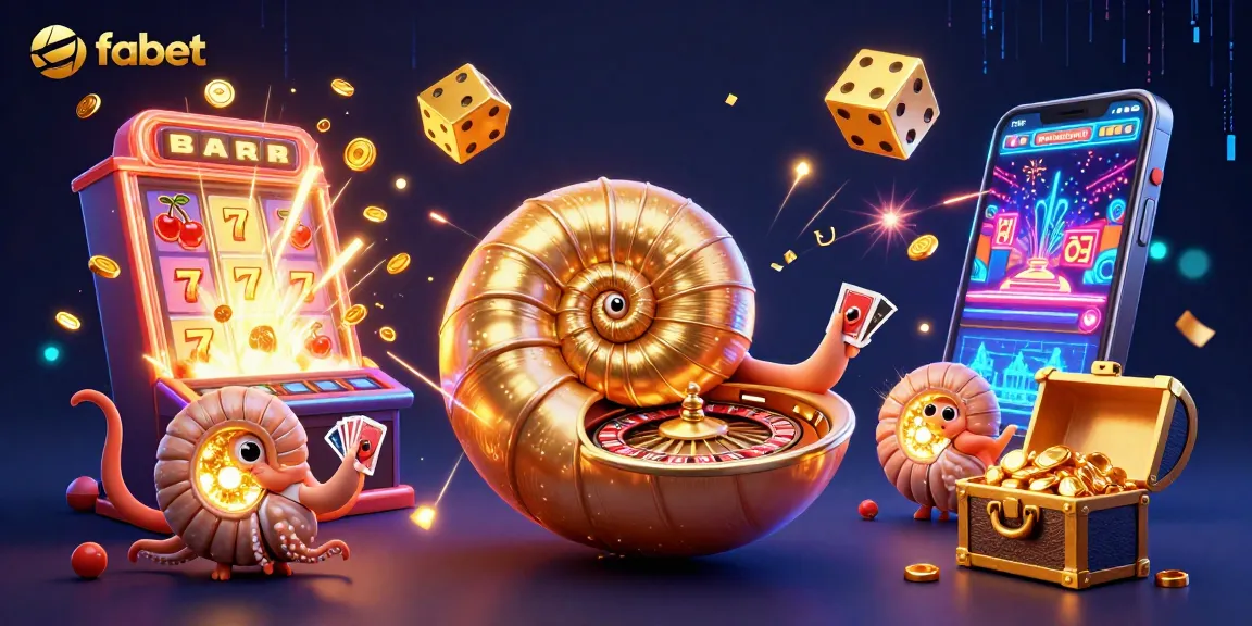 Experience thrilling gambling adventures with Fabet's vibrant casino illustrations.