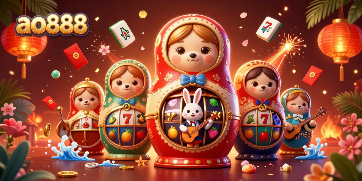 Spin and win at ao888 with vibrant casino characters and dynamic slot elements.