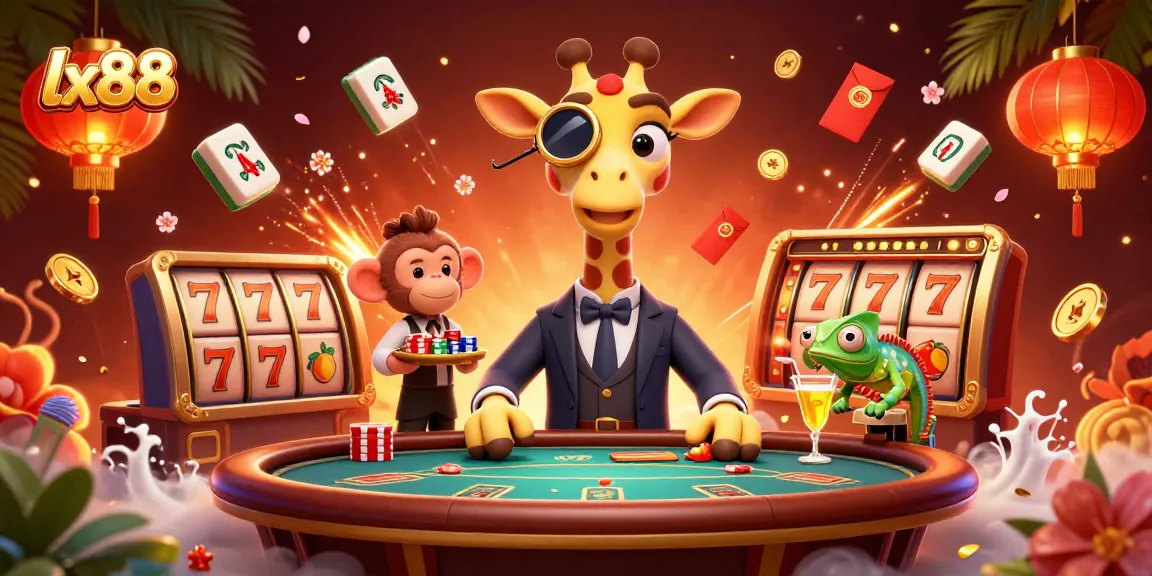 Experience thrilling gameplay at lx88 with vibrant slots and a high-roller scene capturing excitement and engagement.