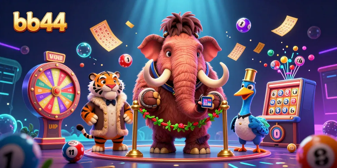 Experience unmatched gaming action at bb44 with vibrant characters like a woolly mammoth and saber-tooth tiger.